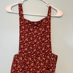 Floral overalls